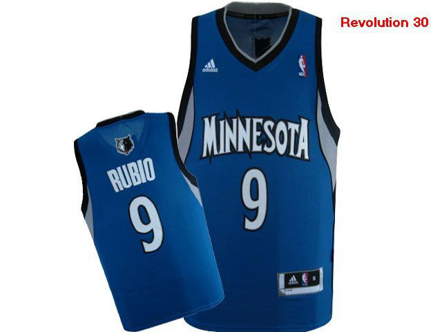 soft Minnesota Muskies Ricky Rubio ABA Hardwood Classic Revolution 30 Swingman Adidas Jersey